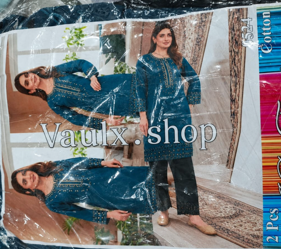 Premium Ladies Cotton 2-Piece Suit